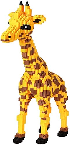 ZT Bloque de construcción, Bloque de construcción de jirafas 4800 + PCS Nano Mini Blocks DIY Juguetes, Puzzle 3D DIY Juguete educativo, Seguridad, Protección ambiental, Día de Acción de Gracias multic