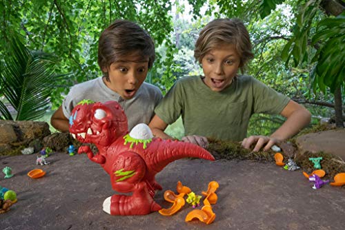 ZURU SMASHERS 7439 Dino Smash Rex Playset con 2 exclusivos Smashers, Naranja, Talla única