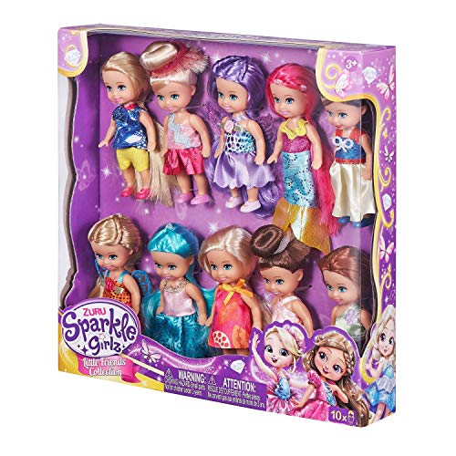 ZURU Sparkle Girlz-A401 Little Friend Collection-Juego de 10 Unidades (A401)