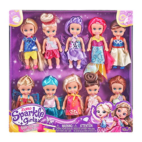 ZURU Sparkle Girlz-A401 Little Friend Collection-Juego de 10 Unidades (A401)