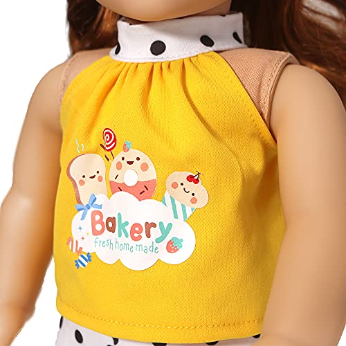 ZWOOS Ropa de Muñeca Bebé para New Born Baby Doll, Traje de Estilo Informal con Diadema para Muñecas 35-43 cm