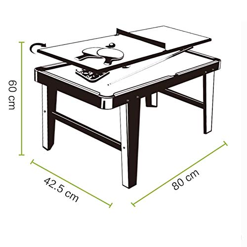 ZYF Mesa Multijuegos Juego de Mesa de combinación de múltiples Juegos de Mesa Tabla de Juego 3 en 1 Tabla de Entretenimiento 32"para Mesa de Mesa de Mesa de Ping Pong Hockey para niños