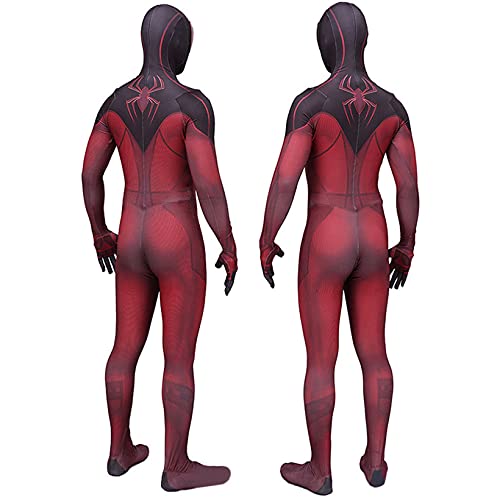 ZYZQ Spiderman Kaine Cosplay Body Superhero Fancy Vestido Disfraz Avengers PS4 Mono Jumpsuit Play Anime Juego Onesies Outfits Unisex Childrens Adulto,Red-Women~XXXL(175~180cm)