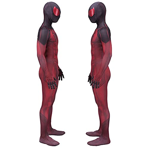 ZYZQ Spiderman Kaine Cosplay Body Superhero Fancy Vestido Disfraz Avengers PS4 Mono Jumpsuit Play Anime Juego Onesies Outfits Unisex Childrens Adulto,Red-Women~XXXL(175~180cm)