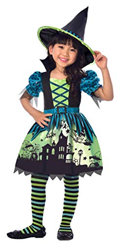 amscan 9903410 Disfraz de bruja Hocus Pocus Halloween para niñas de 3 a 4 años