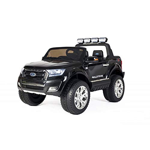 ATAA Ford Ranger 4x4 MP4 Luxury - Negro - Coche eléctrico para niño con batería de 12v y Mando para Padres