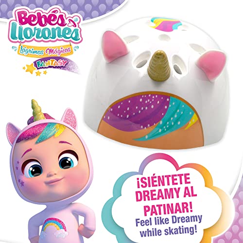 Bebés Llorones - Casco patinete unicornio 3D Dreamy Bebés Llorones (77278)