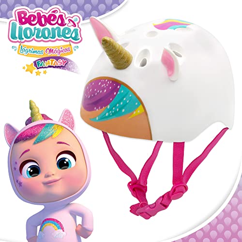 Bebés Llorones - Casco patinete unicornio 3D Dreamy Bebés Llorones (77278)