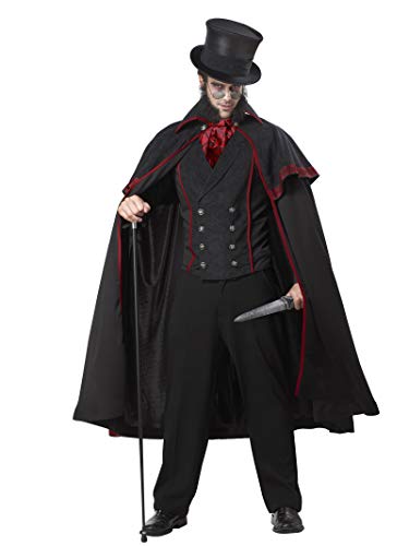 California Costumes 1132 JACK THE RIPPER - Disfraz de adulto (talla L), color negro