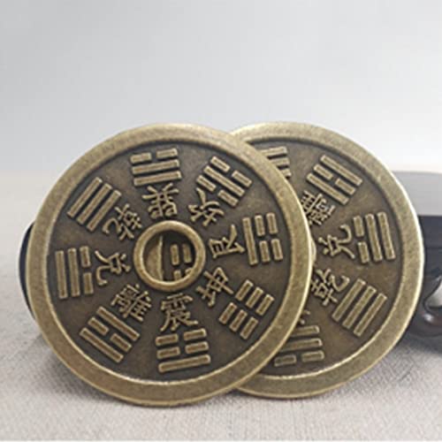 DAGONGJI Moneda de colección,Monedas Conmemorativas,Monedas de Fortuna China,Monedas de Adivinación,Aniversario,Amuleto, for Riqueza y Éxito Prosperidad éxito Buena Suerte