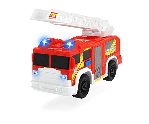 Dickie- Camión de Bomberos luz y Sonido Action Series 30cm 3306000 Juguete, Color