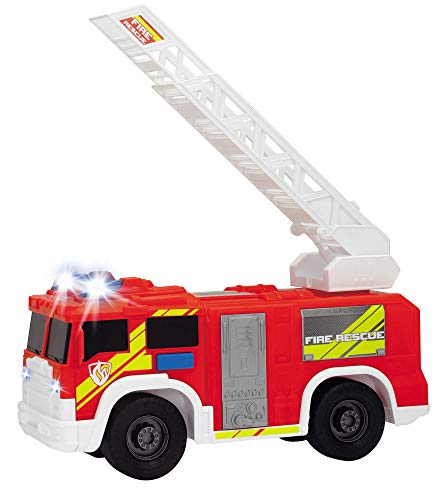 Dickie- Camión de Bomberos luz y Sonido Action Series 30cm 3306000 Juguete, Color