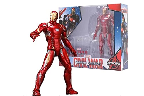 Disney.. Vengadores Infinity War 17cm Figura de acción con Caja Marvel (Iron Man)