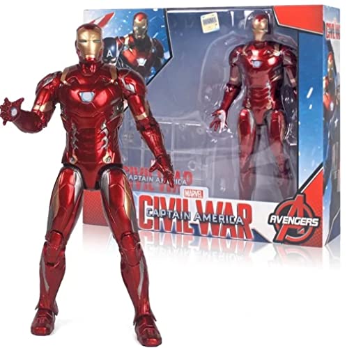 Disney.. Vengadores Infinity War 17cm Figura de acción con Caja Marvel (Iron Man)