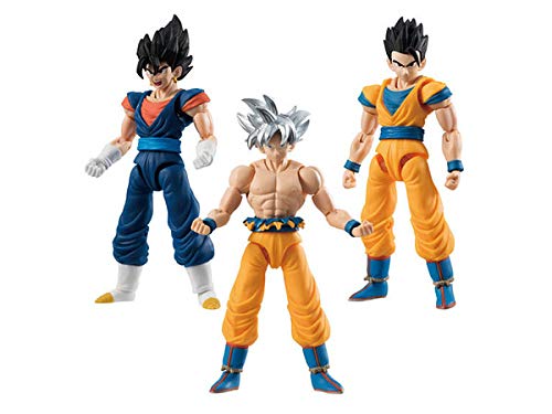 Dragon Ball Shodo Vol. 6-3 Figuren im Set : Vegetto, Ultimate Gohan, Ultra Instinct Son Goku Combinación - Original