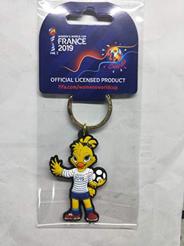 FIFA 2019 Women's World Cup Keyring Mascot PVC, Adultos Unisex, Réplica, Talla única