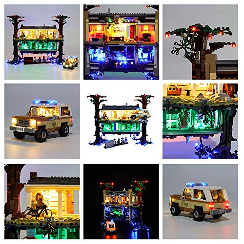 FLYM Light-Emitting De Accesorios De Iluminación Adecuados para Stranger Things (Al Revés) Bloque De Construcción De Modelos, Compatible con Lego 75810 LED Light Kit (Esta Modelo No Está Incluido)