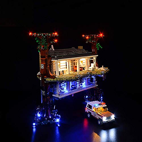 FLYM Light-Emitting De Accesorios De Iluminación Adecuados para Stranger Things (Al Revés) Bloque De Construcción De Modelos, Compatible con Lego 75810 LED Light Kit (Esta Modelo No Está Incluido)