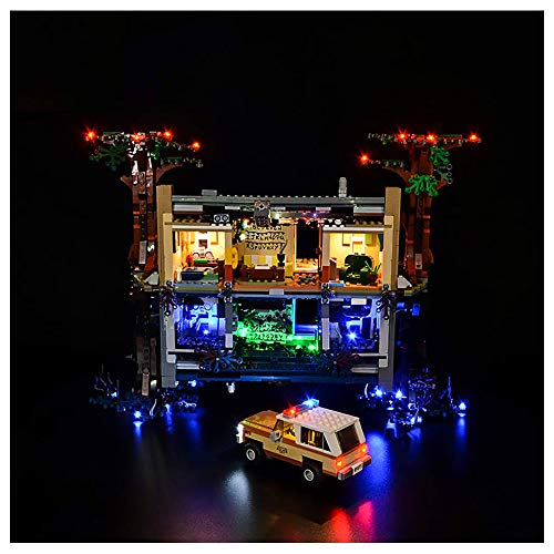 FLYM Light-Emitting De Accesorios De Iluminación Adecuados para Stranger Things (Al Revés) Bloque De Construcción De Modelos, Compatible con Lego 75810 LED Light Kit (Esta Modelo No Está Incluido)