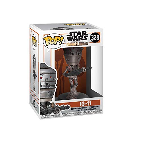 Funko - Pop! Bobble Vinyle: Star Wars The Mandalorian - IG-11 Figura Coleccionable, Multicolor (42064)