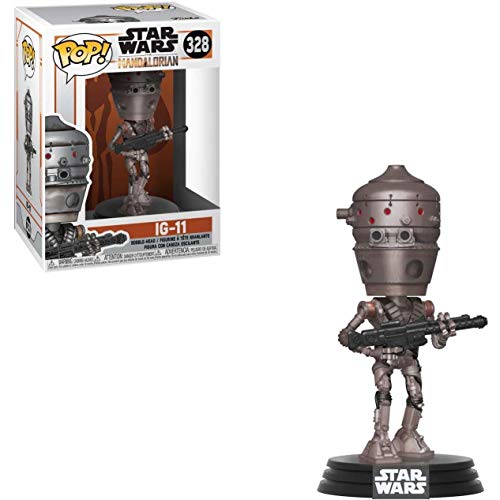 Funko - Pop! Bobble Vinyle: Star Wars The Mandalorian - IG-11 Figura Coleccionable, Multicolor (42064)