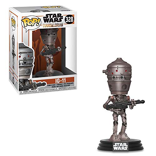 Funko - Pop! Bobble Vinyle: Star Wars The Mandalorian - IG-11 Figura Coleccionable, Multicolor (42064)