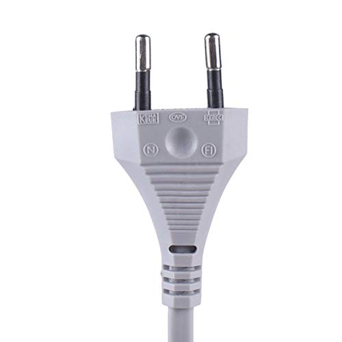 Greatangle-UK Universal 100 240V Adaptador de CA de Pared Cargador de Corriente Cable de Cargador de Gamepad Cable de Cargador de Fuente de alimentación para Consola Nintend Wii U Blanco EU