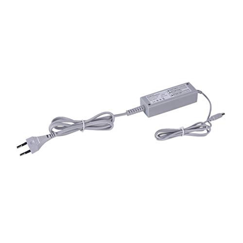 Greatangle-UK Universal 100 240V Adaptador de CA de Pared Cargador de Corriente Cable de Cargador de Gamepad Cable de Cargador de Fuente de alimentación para Consola Nintend Wii U Blanco EU