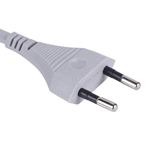 Greatangle-UK Universal 100 240V Adaptador de CA de Pared Cargador de Corriente Cable de Cargador de Gamepad Cable de Cargador de Fuente de alimentación para Consola Nintend Wii U Blanco EU