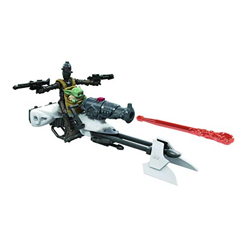 Hasbro- Star Wars Mission Fleet IG-11 y The Child Speederbike, Color Multicolor. (F16455L1)