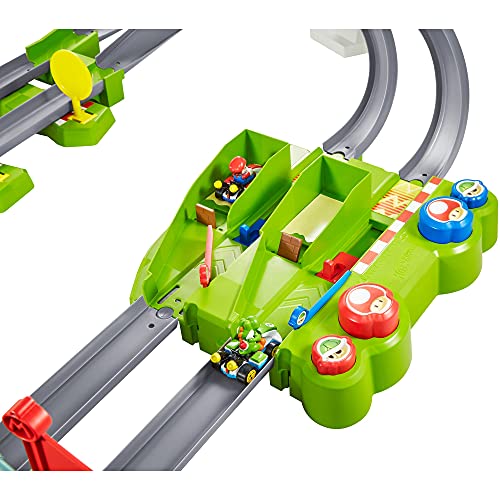 Hot Wheels Circuito Mario Kart Pista de coches de juguete para carreras (Mattel HFY15)