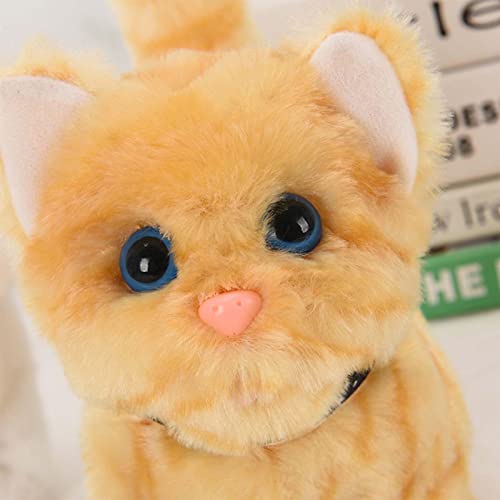 Juguete de Gatita Interactiva, Gatito Peluche Electrónico Gato Interactivo Puede Caminar y Maullar, Furreal Friends Gatito Gato Juguete Regalo para Bebé Niños