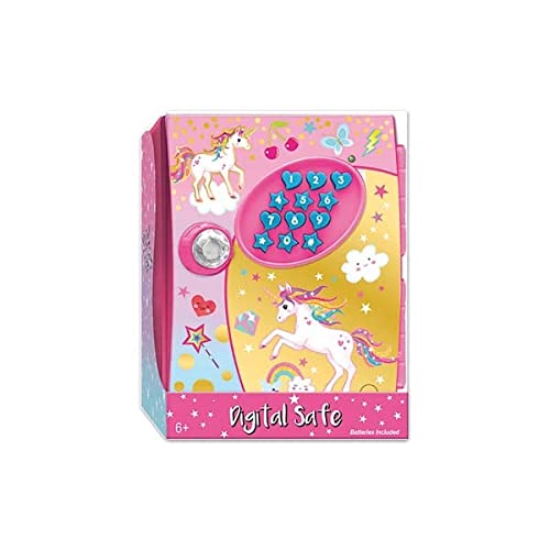 Juguetoon Caja Fuerte contraseña Digital Unicornio Rosa