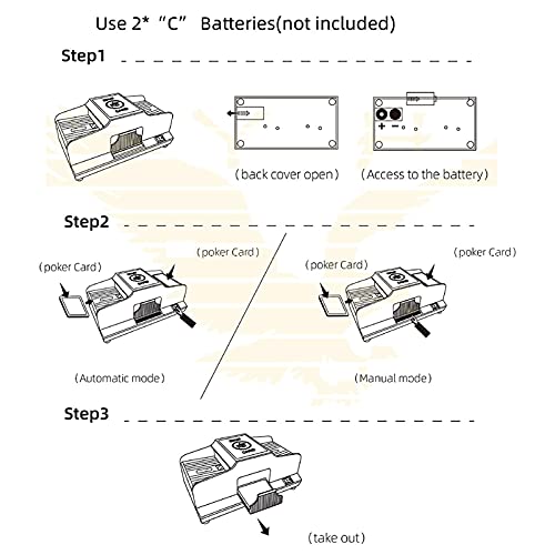 kimcc Tarjeta Shuffler 2 Deck Automatic para Uso del Torneo, Tarjeta de Juego Shuffler para Poker Classic, Tarjeta Profesional Shuffler para Party Party Club Mute Conveniente Operación UES