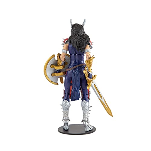 McFarlane Toys 15144 DC Multiverse 7" Wonder Woman Diseñado por Todd, Multicolor