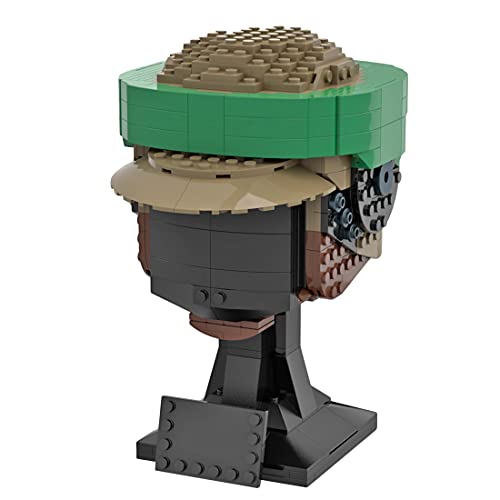 Morton3654Mam Cascos de guerra MOC-67472, 679 piezas, bloques de construcción, piezas de coleccionista, bloques de montaje, compatible con Lego 75277/Lego 75304