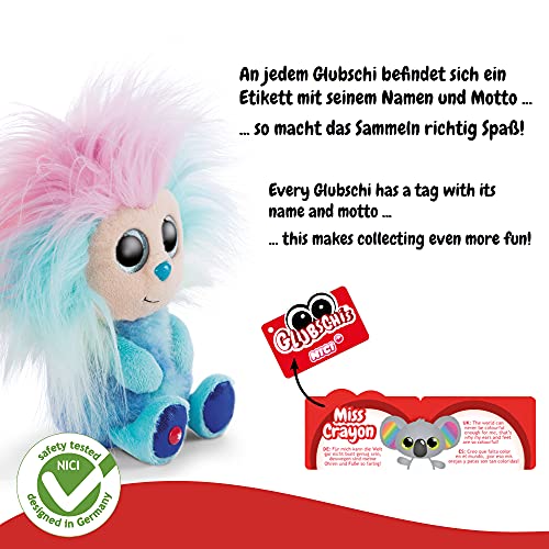 NICI Glubschis: El tierno muñeco de Trapo Original Fee Salili 15 cm – Juguetes de Peluche con Grandes Ojos Brillantes y Peinados Locos, 46894