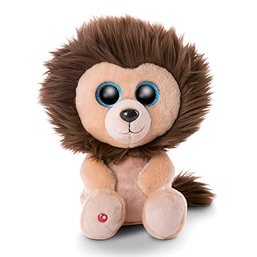 NICI Original – Glubschis Cliff león 25 cm – Lindos Juguetes tiernos – Muñeco Esponjoso con Grandes Ojos Brillantes – Peluches de zoológico para abrazar y Jugar, Color marrón, (46950)