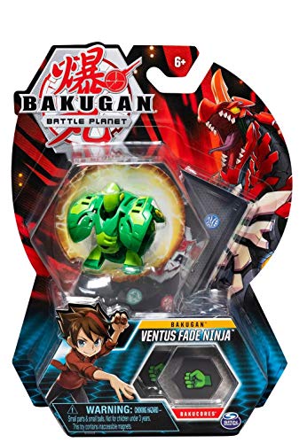 otto para bakugan: Battle Planet – Ventus Fade Ninja + tarjeta – Bola verde