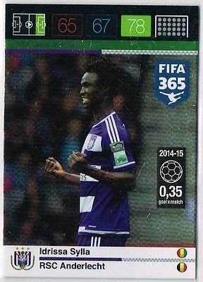 Panini Adrenalyn XL FIFA 365 Idrissa Sylla Goal Machine - Tarjeta de intercambio