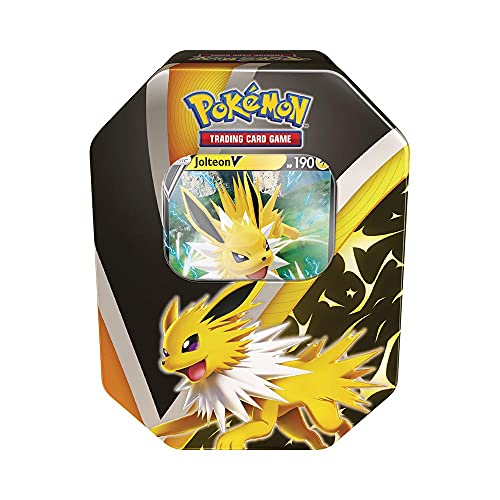 Pokemon- Eevee Evolutions V-Lata V Tin, Multicolor, 9. Tins (The Company International 210-80905)