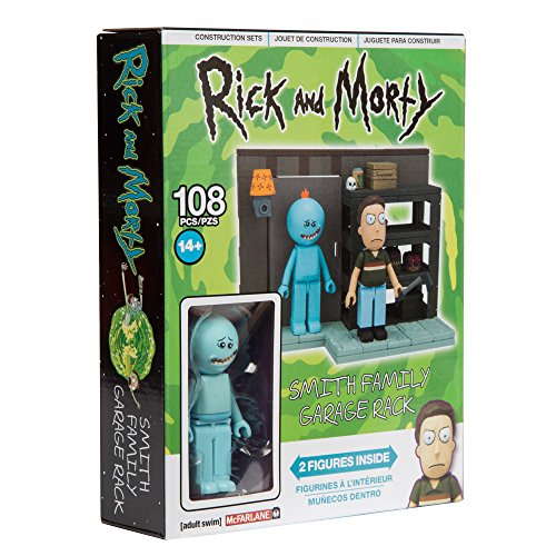 Rick and Morty - Smith Garage Family Rack Construction Set MCFARLANE