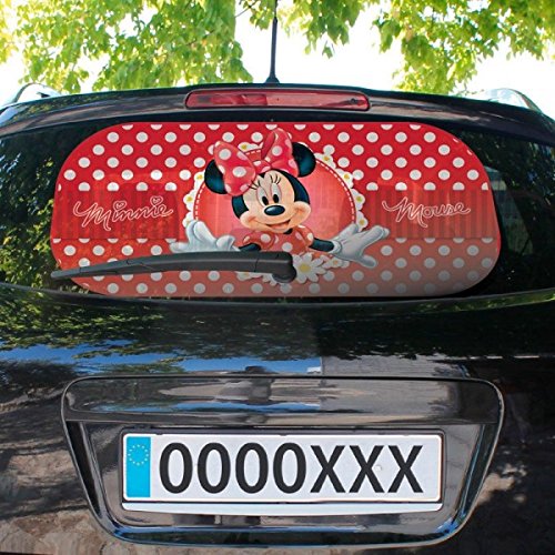 Sambros CAR-201-01 - Parasol para Ventana Trasera de Coche de Minnie Mouse