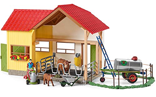 Schleich 42394 Farm World Gran Granja con Animales y Accesorios