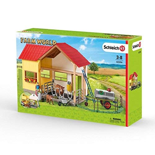 Schleich 42394 Farm World Gran Granja con Animales y Accesorios