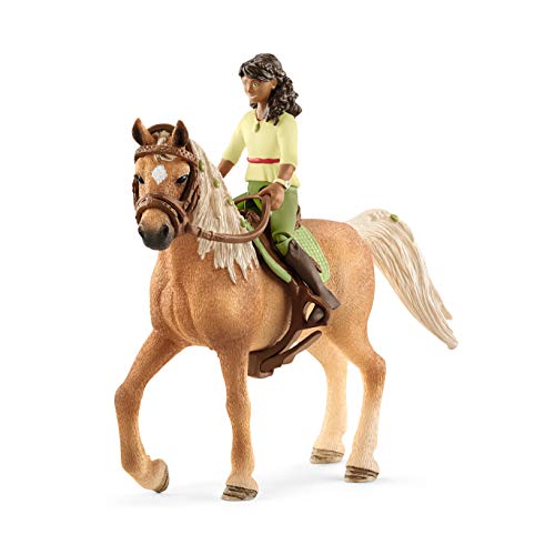 Schleich - Horse Club Sarah & Mystery. Figura de Amazona y Yegua