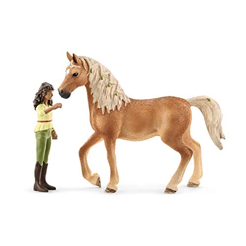 Schleich - Horse Club Sarah & Mystery. Figura de Amazona y Yegua