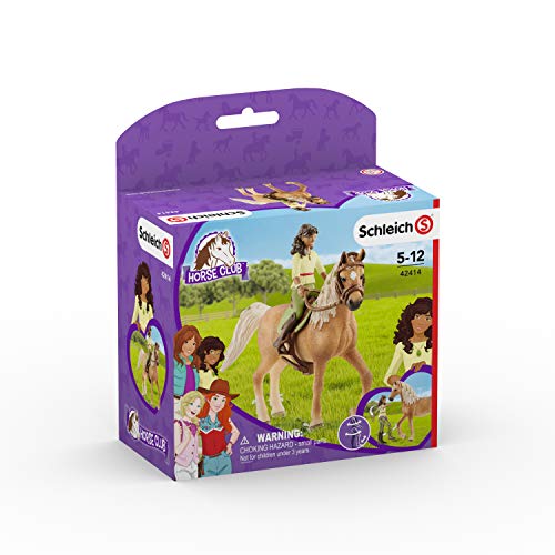 Schleich - Horse Club Sarah & Mystery. Figura de Amazona y Yegua