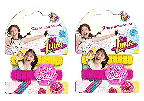 Soy Luna - Pack de 2 coleteros y pulsera (Kids WDSL028) , color/modelo surtido