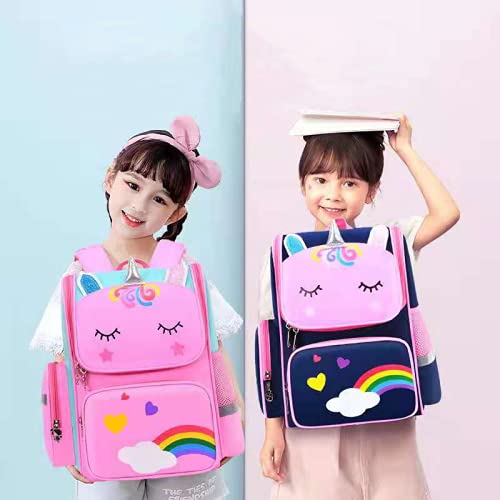 TiannaKitten Mochila escolar para niñas escuela de Elmentary ligera para niños Bolsa para niños impermeable Bolsa para libros de moda Mochila simpática Adolescentes Mochila para estudiantes duradera